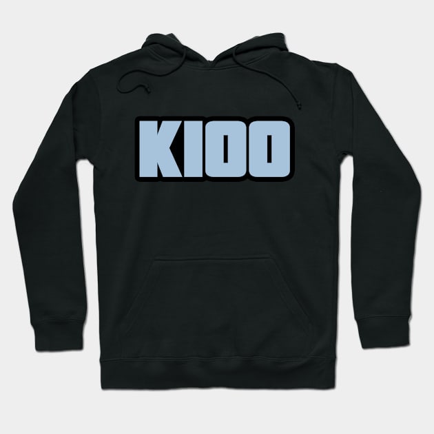 K100 blue Hoodie by K100 with Konnan and Disco